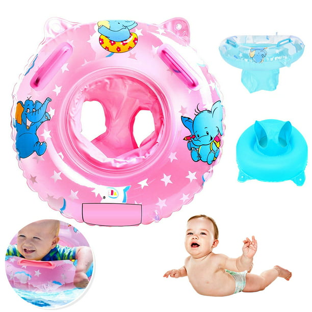 Infant Kid Swim Pool Swimming Inflatable Float Ring Adjustable Safety Beach PVC 